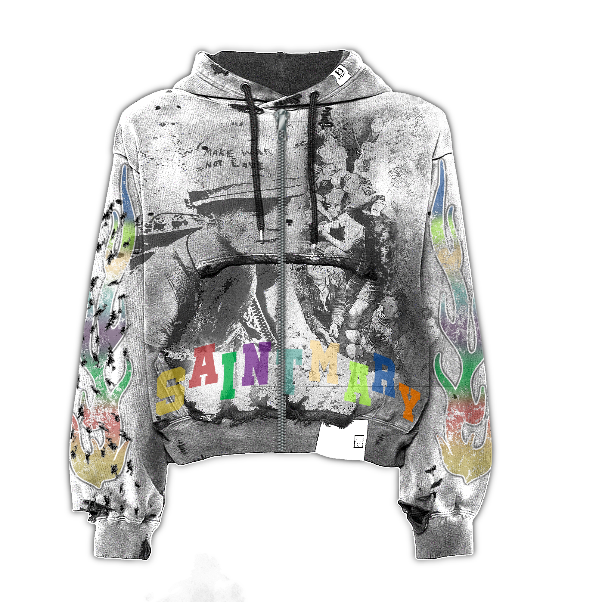 トップス juemi saint mary zip-up hoodie Saint Mary Zip-up Hoodie – JUEMI