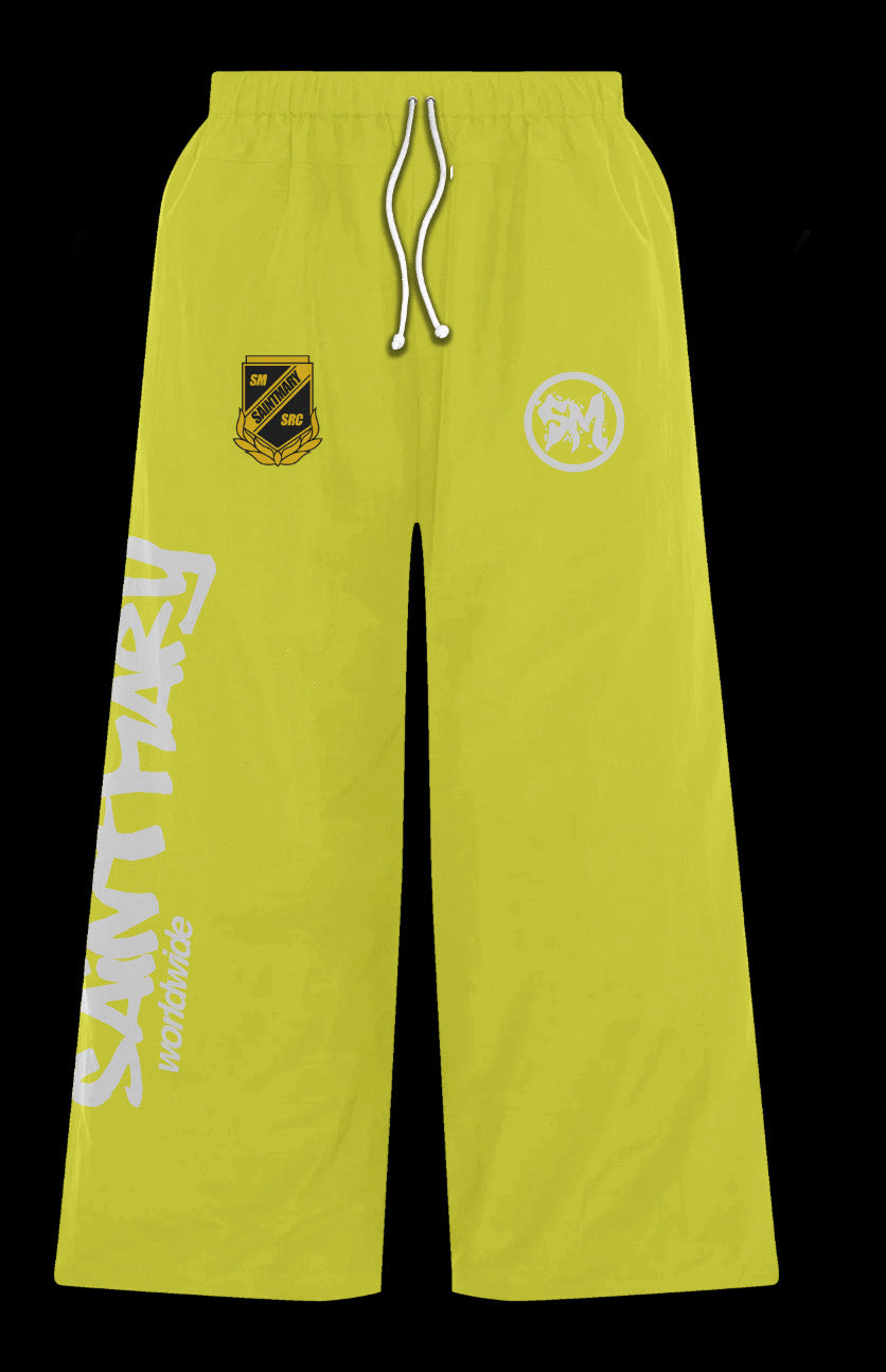 YELLOW TRACK PANTS (FLARED OPENING)